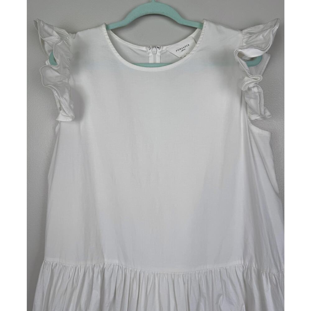 Tuckernuck Pomander Place Corrine Mini Flutter Sleeve Dress White XL Resort Wear - Picture 6 of 14